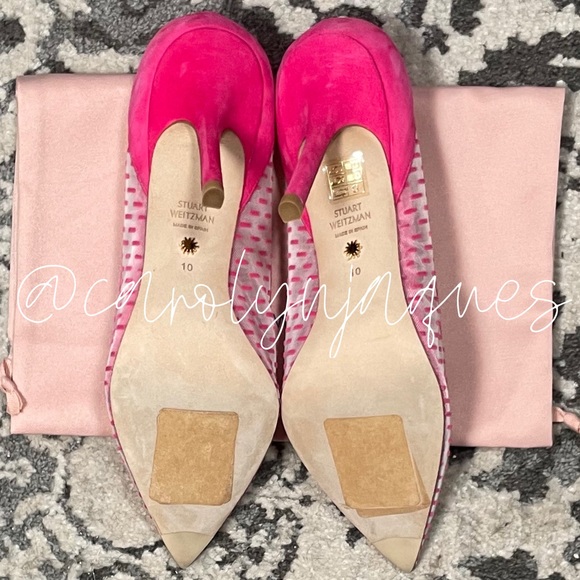 Stuart Weitzman Tasha Pointed Toe Pumps - Picture 6 of 10